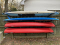 Outdoor Wall Rack |  46 Inch Adjustable Height | Kayak & SUP - OVERLANDERS Outfitter