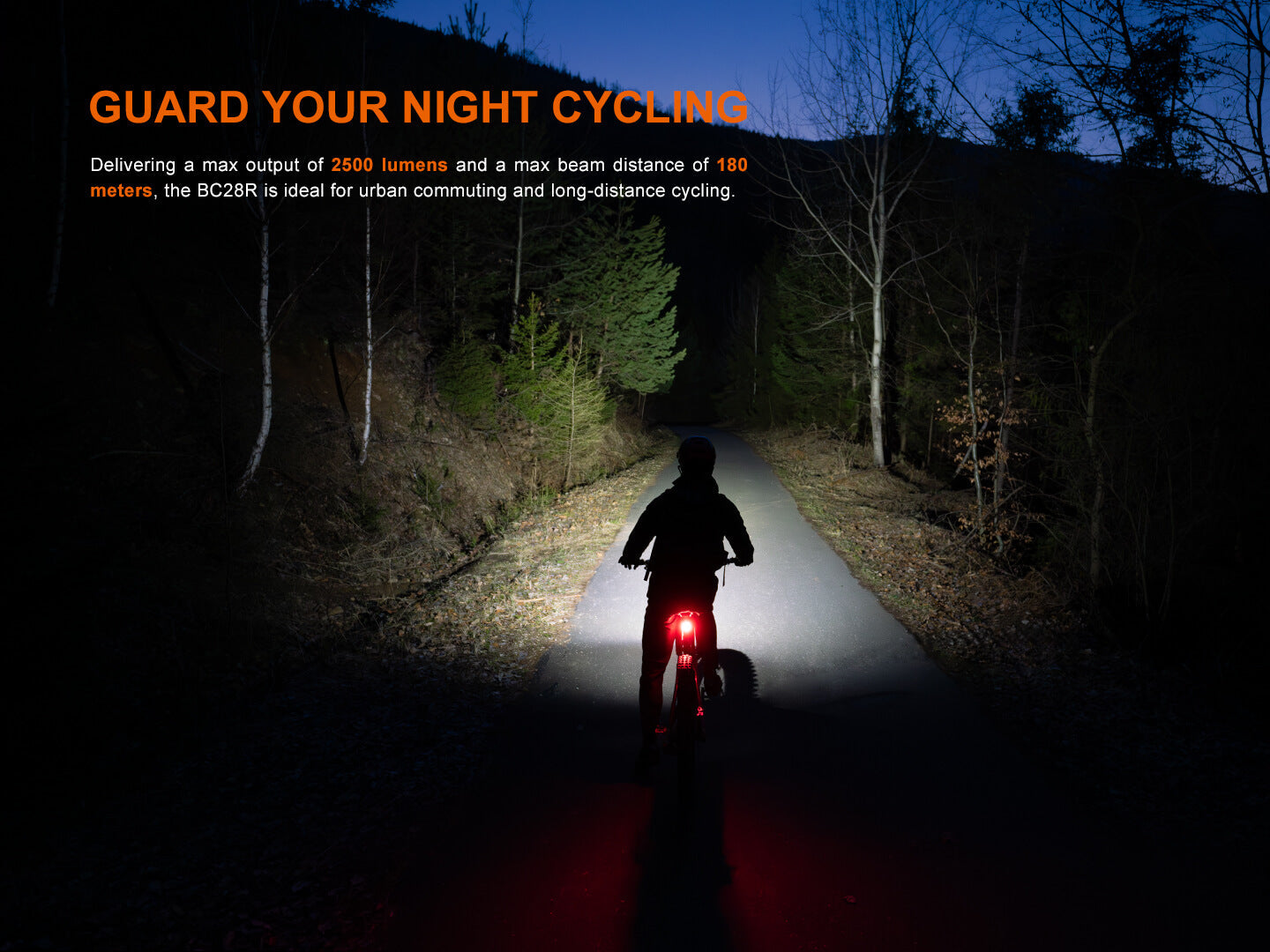 Fenix BC28R Smart Head & Tail Bike Light Combo - OVERLANDERS Outfitter