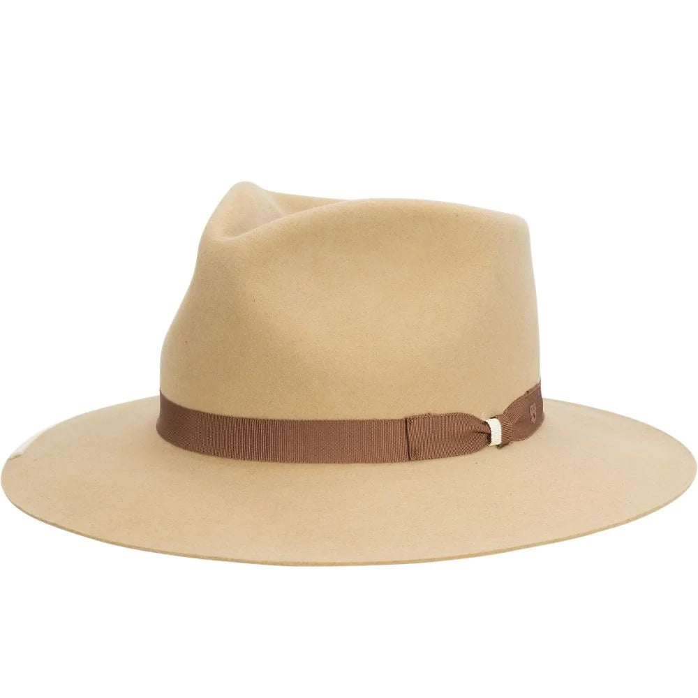 Biltmore Wright - Wide Brim Premium Fur Felt Fedora Hat - OVERLANDERS Outfitter