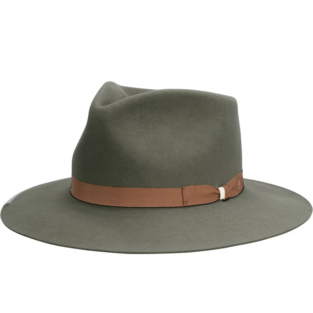 Biltmore Wright - Wide Brim Premium Fur Felt Fedora Hat - OVERLANDERS Outfitter