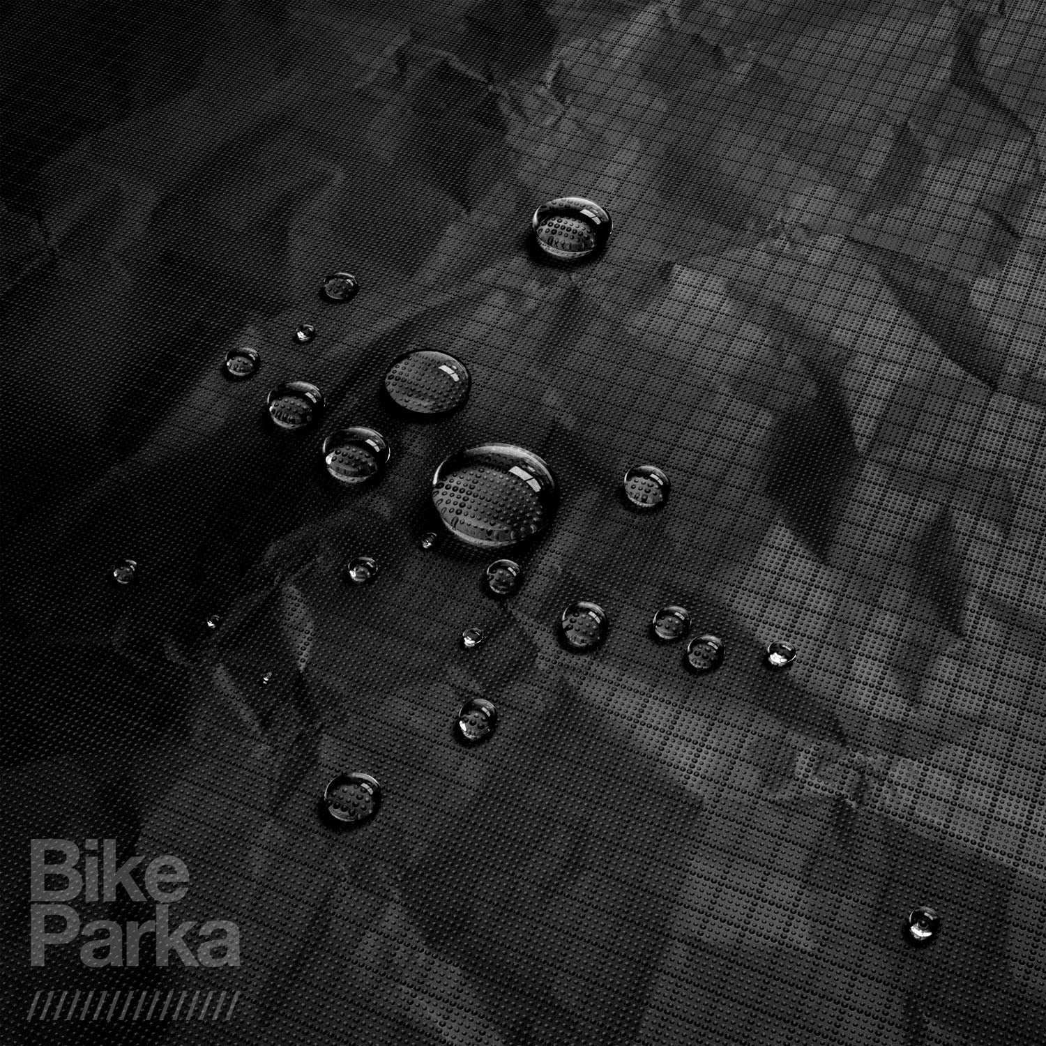 ZEITBIKE BikeParka bicycle cover with ripstop fabric in ink color, designed to protect bikes from weather and dust.