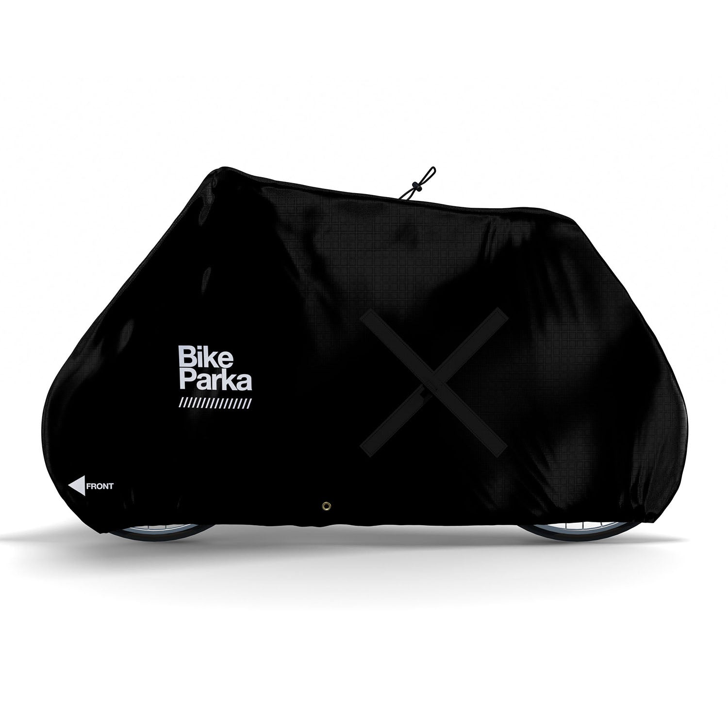 ZEITBIKE BikeParka urban bicycle cover in ink color, protecting bike from weather with durable waterproof material