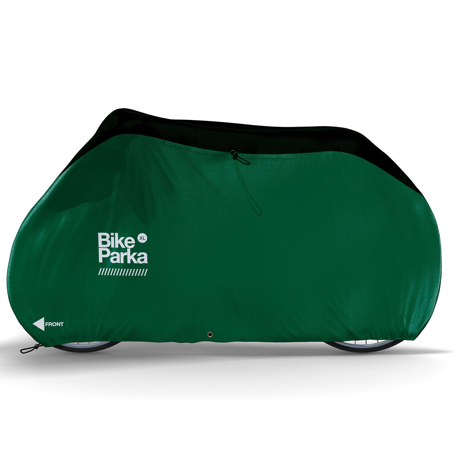 ZEITBIKE BikeParka XL MTB bicycle cover in forest green, waterproof outdoor protection for mountain bikes