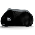 ZEITBIKE BikeParka XL MTB bicycle cover in black, lightweight waterproof material, protects mountain bikes from weather.