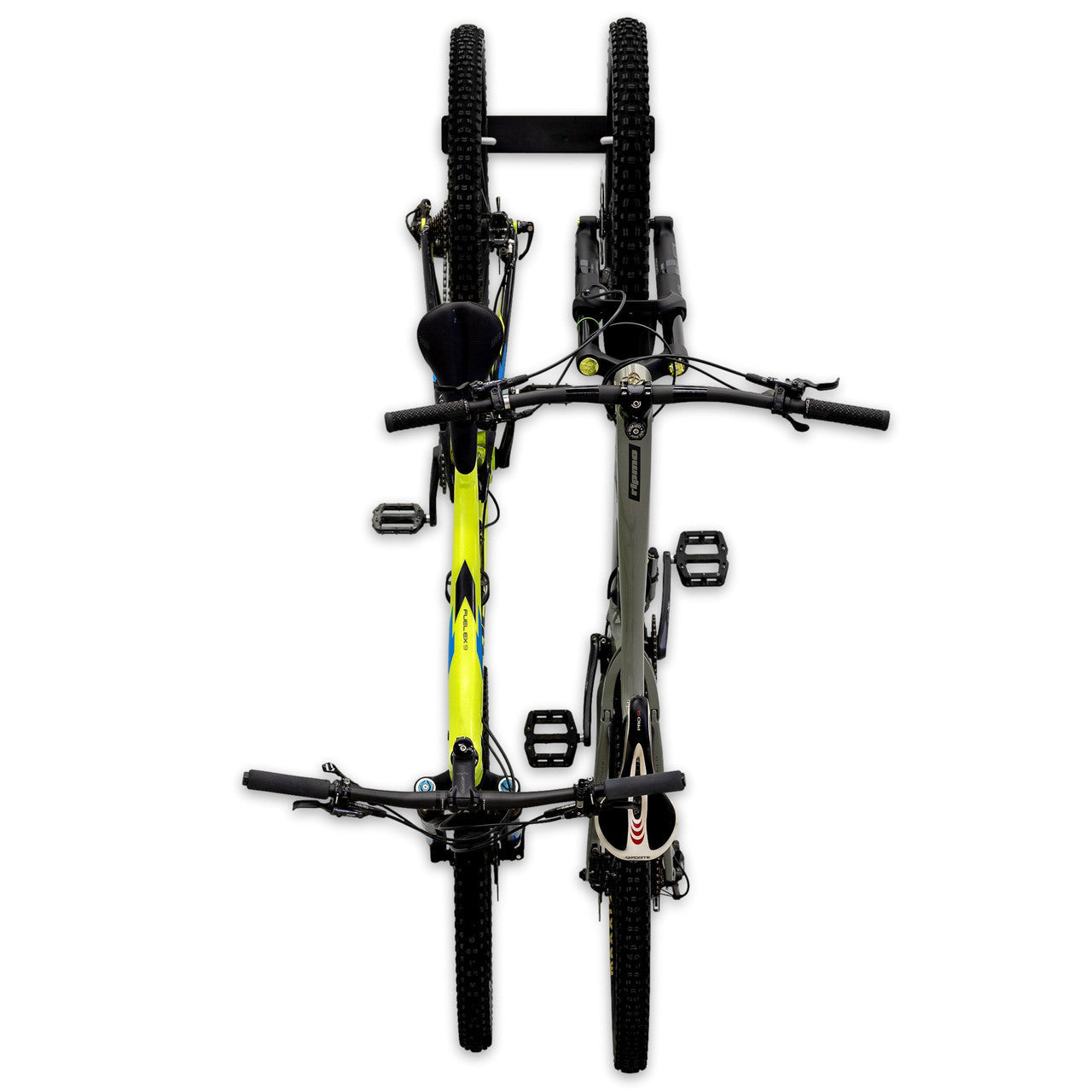 Blackstone Wall Mounted Bike Storage Rack | 2 Bikes | Black - OVERLANDERS Outfitter