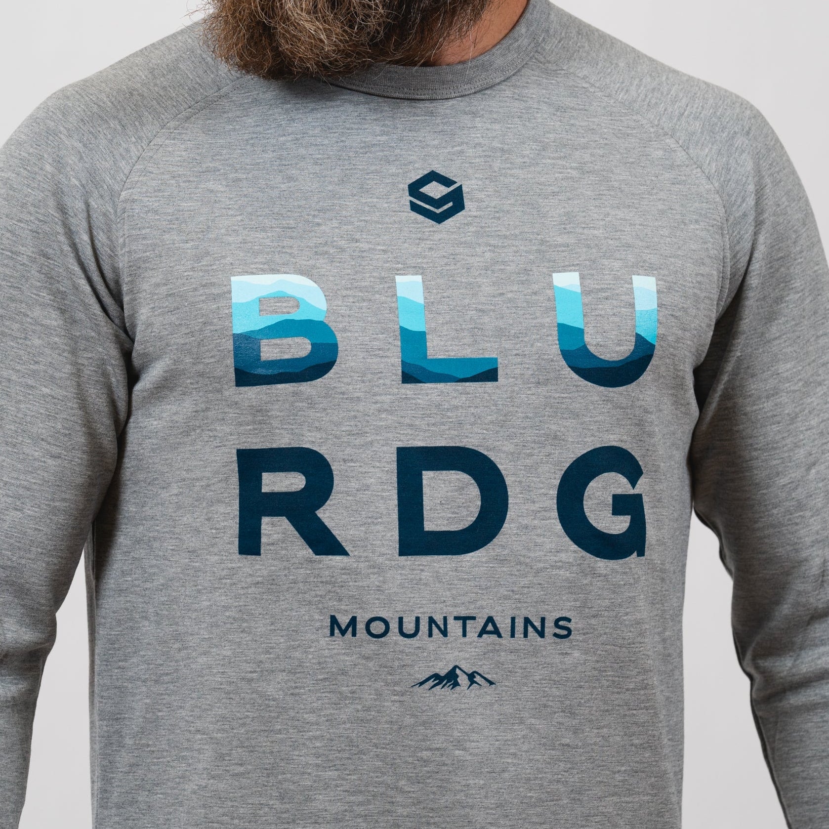 Blue Ridge Mountains Logo Fleece | Mens - OVERLANDERS Outfitter