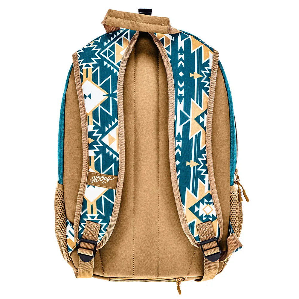 HOOey "Rockstar" Aztec Pattern (Teal/White/Tan) - Backpack - OVERLANDERS Outfitter
