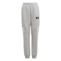 adidas Kid's Future Icons 3-Stripes Tapered-Leg Pants - MEDIUM GREY HEATHER / WHITE - OVERLANDERS Outfitter