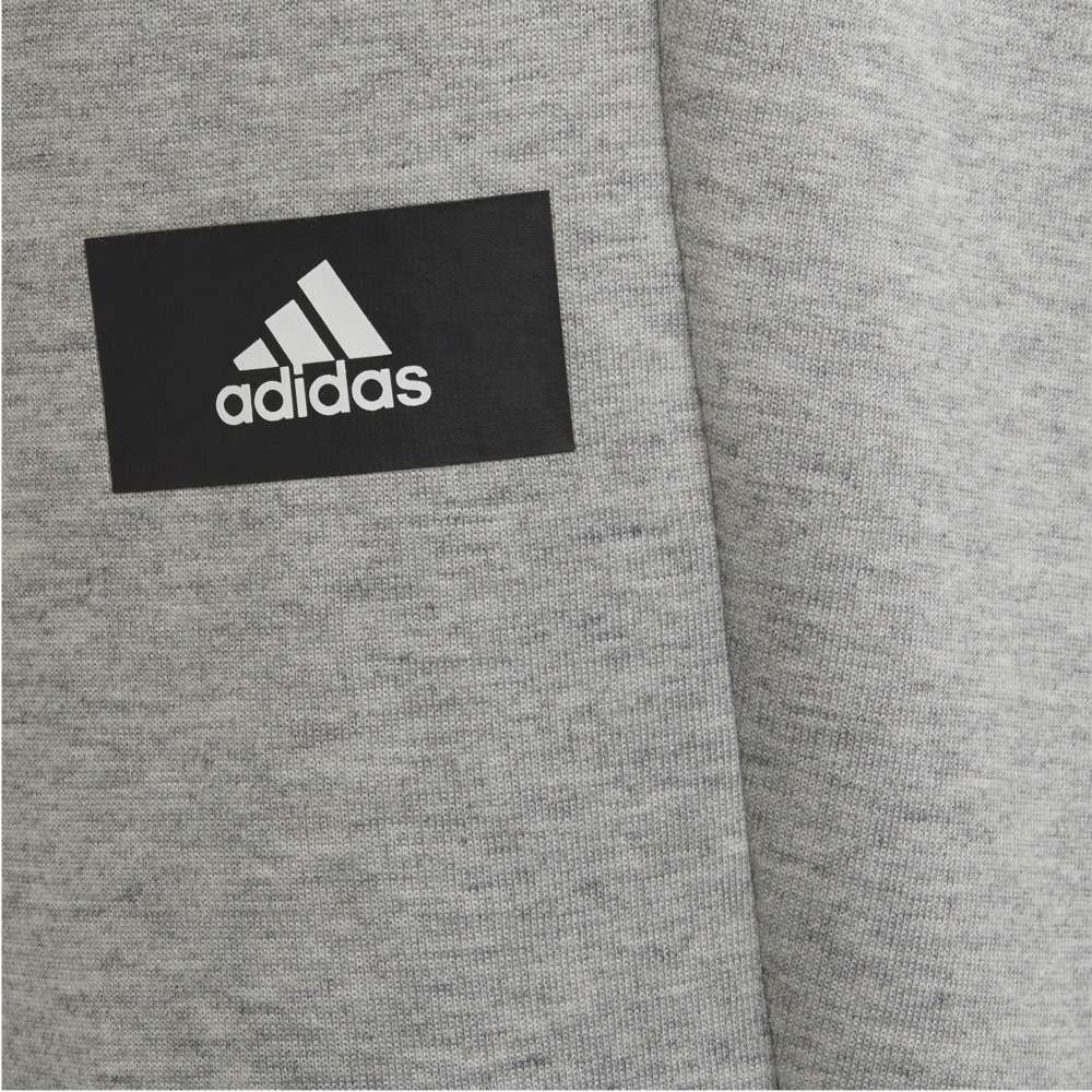 adidas Kid's Future Icons 3-Stripes Tapered-Leg Pants - MEDIUM GREY HEATHER / WHITE - OVERLANDERS Outfitter
