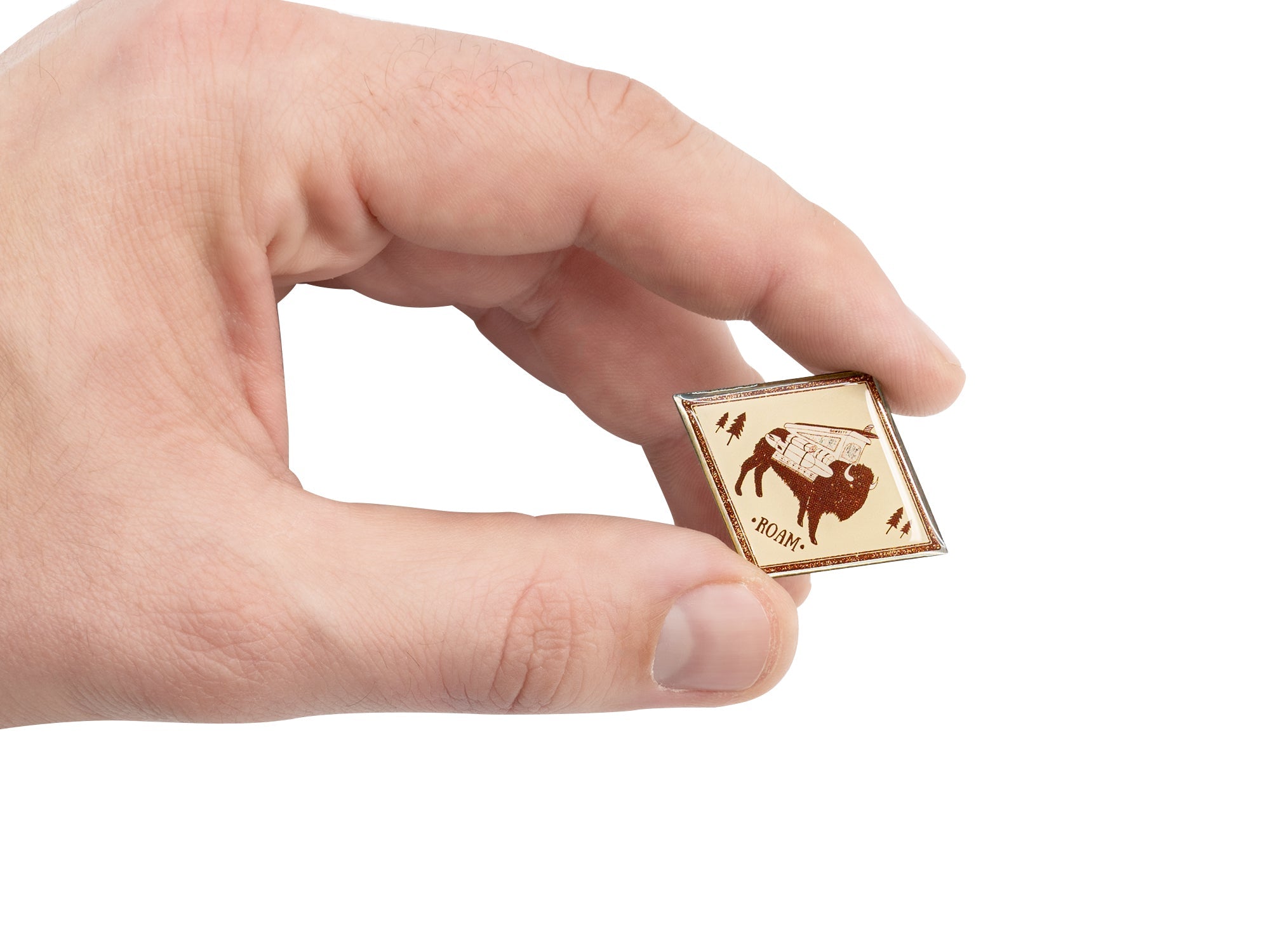 Buffalo Roam Vanimal Enamel Pin - OVERLANDERS Outfitter