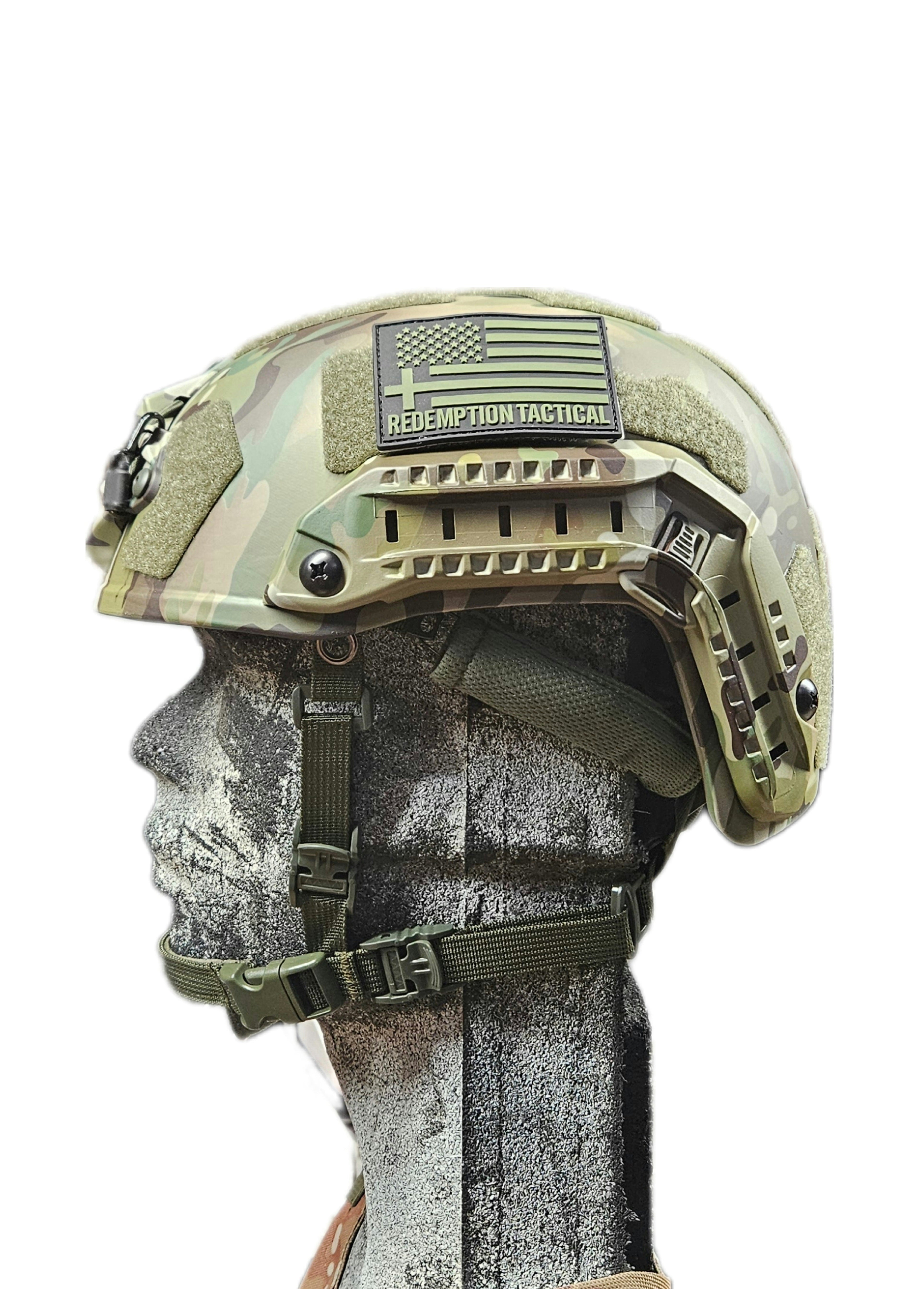 Ballistic Helmet RT2 High Cut Helmet: Tested to LEVEL IIIA (Included Arc Rails, Padding, Straps) - We The Collective