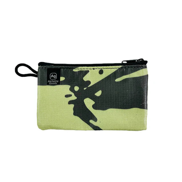 ZEITBIKE Alchemy Goods zipper pouch with liner, showcasing a durable upcycled bag with a sleek design and ample storage space.