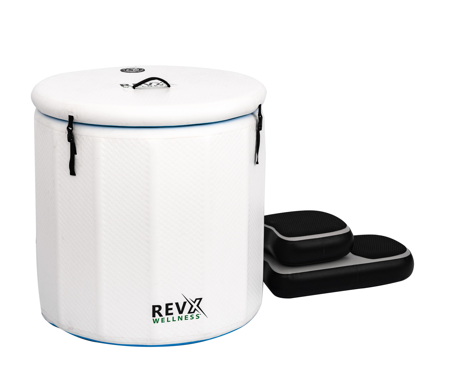 RevX Inflatable Barrel with Inflatable Steps