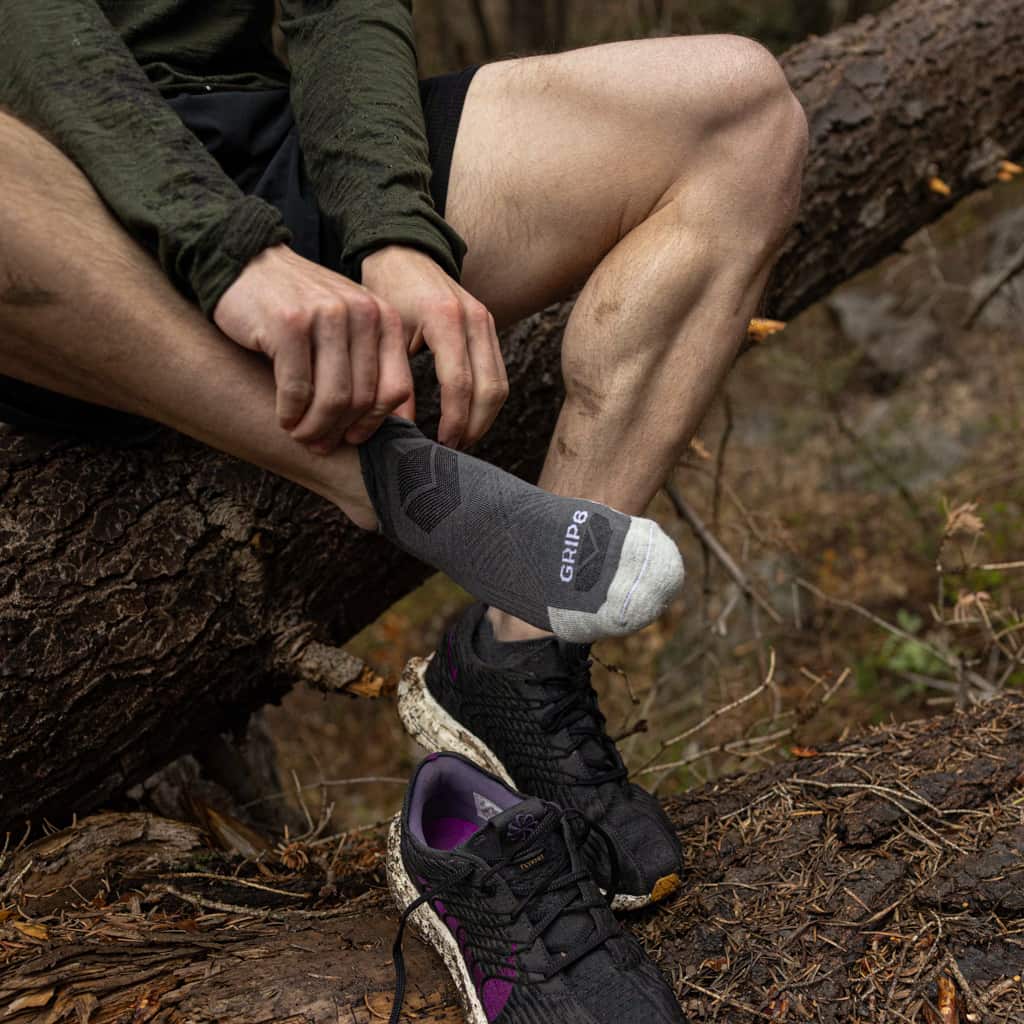 3 Pack Basalt - Run No Show Runweight Merino Wool Sock - OVERLANDERS Outfitter