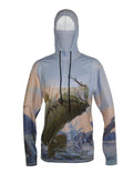 Cognito Brands Bass Graphic Fishing Hoodie from Sunpro Hoodies featuring a bass design on the front, casual outdoor apparel.