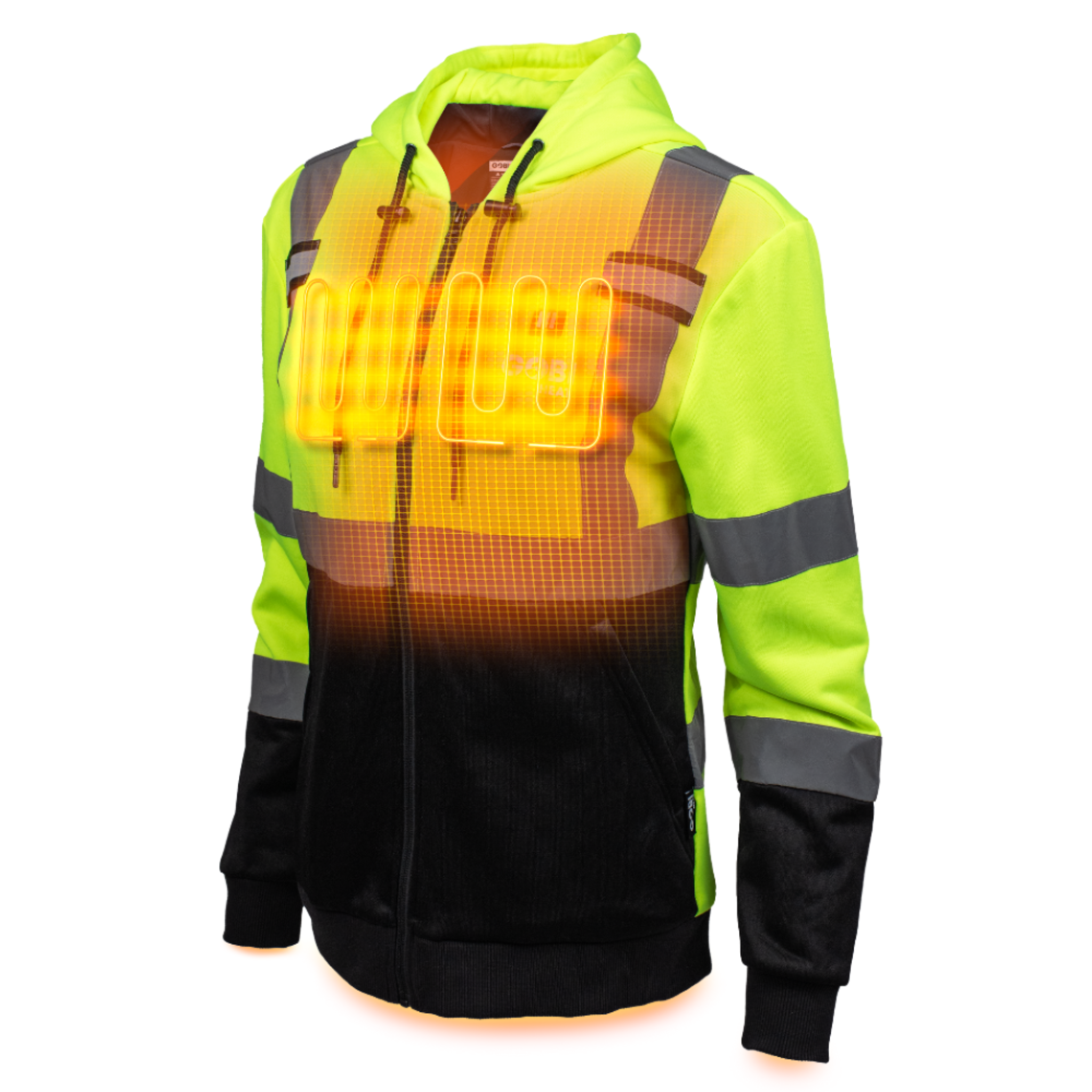 Beam Women's Workwear Heated High-Vis Hoodie - OVERLANDERS Outfitter
