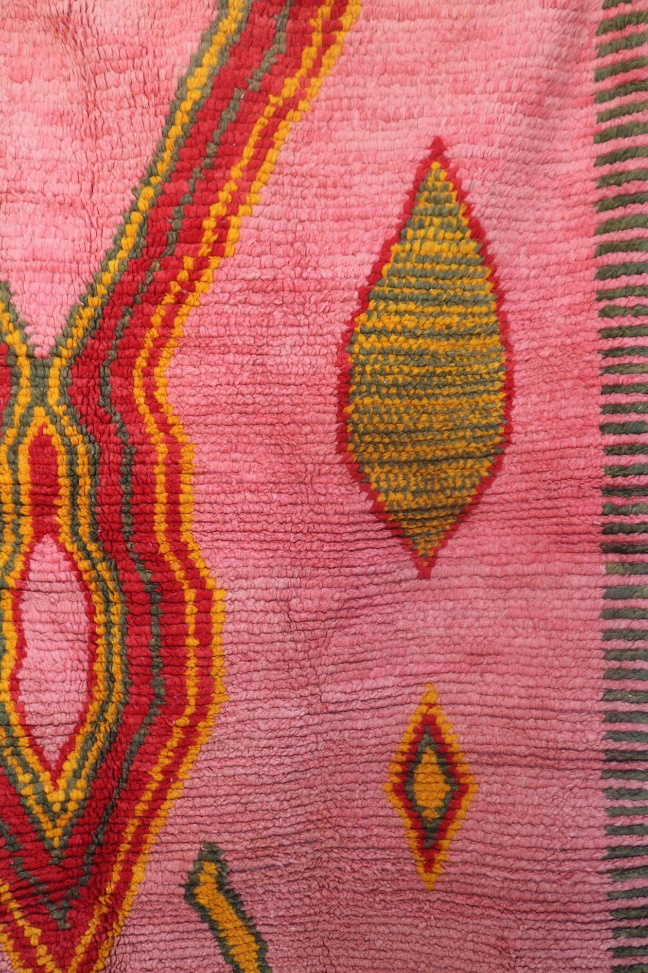 Limra Berber Rug – Pink Moroccan Wool Rug - We The Collective