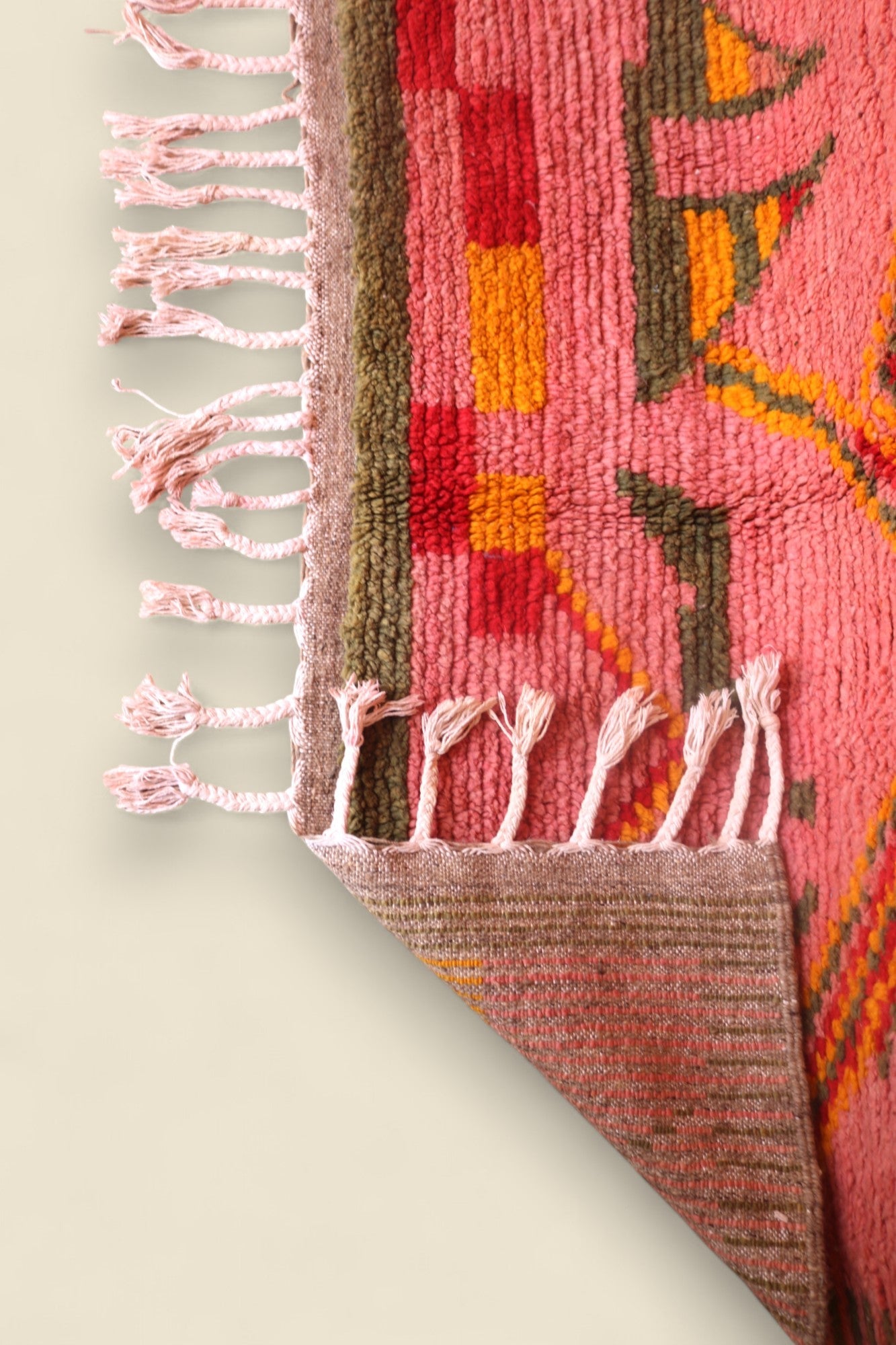 Limra Berber Rug – Pink Moroccan Wool Rug - We The Collective