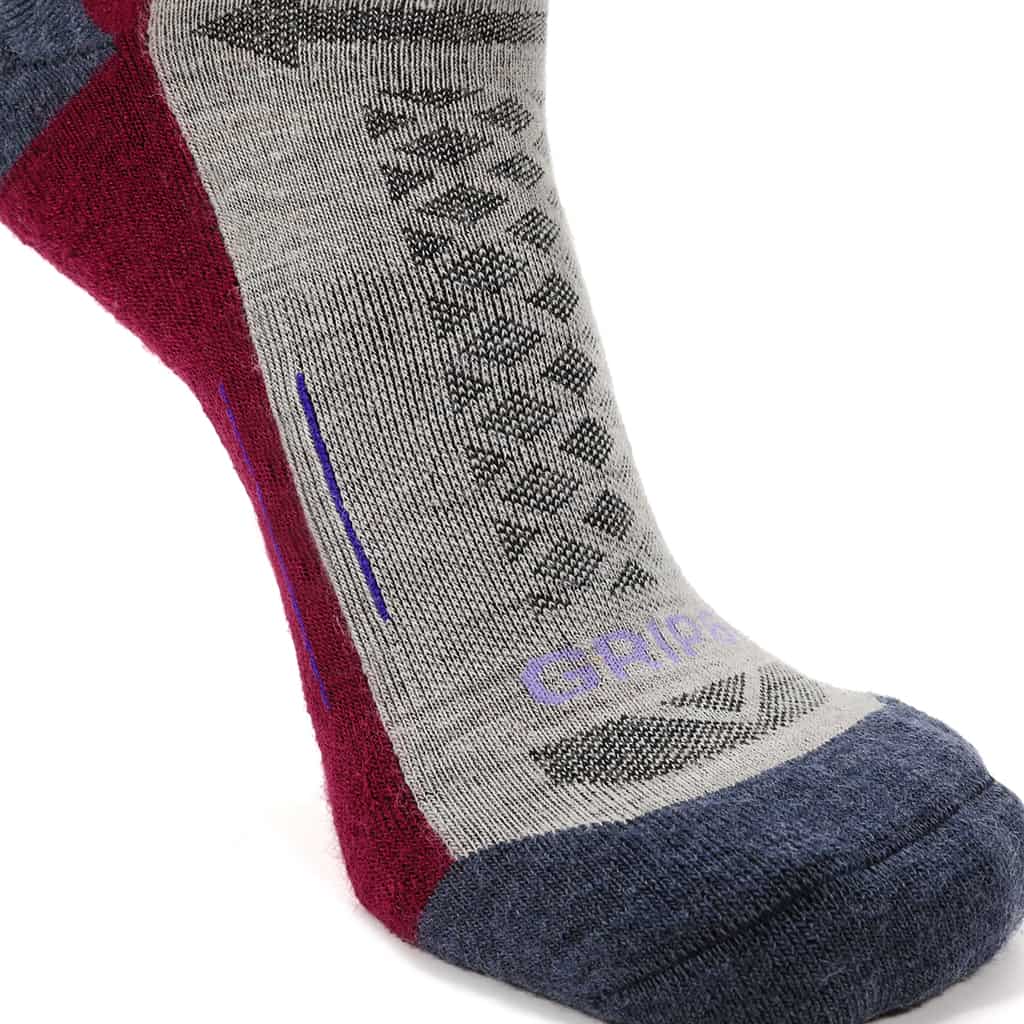 8 Pairs Berry - Hike Crew Midweight Merino Wool Sock - OVERLANDERS Outfitter