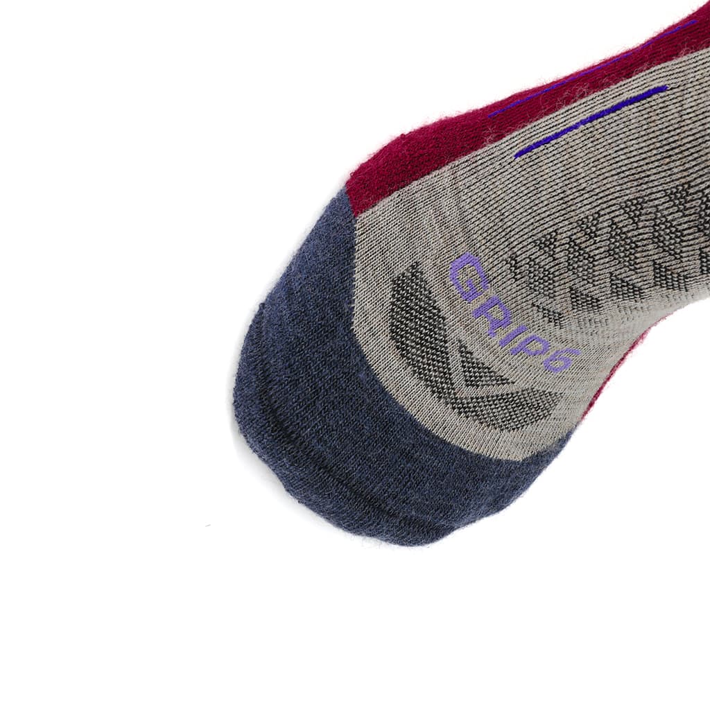 8 Pairs Berry - Hike Crew Midweight Merino Wool Sock - OVERLANDERS Outfitter