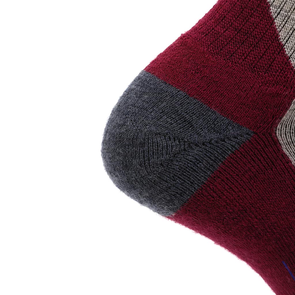 3 Pack Berry - Hike Crew Midweight Merino Wool Sock - OVERLANDERS Outfitter