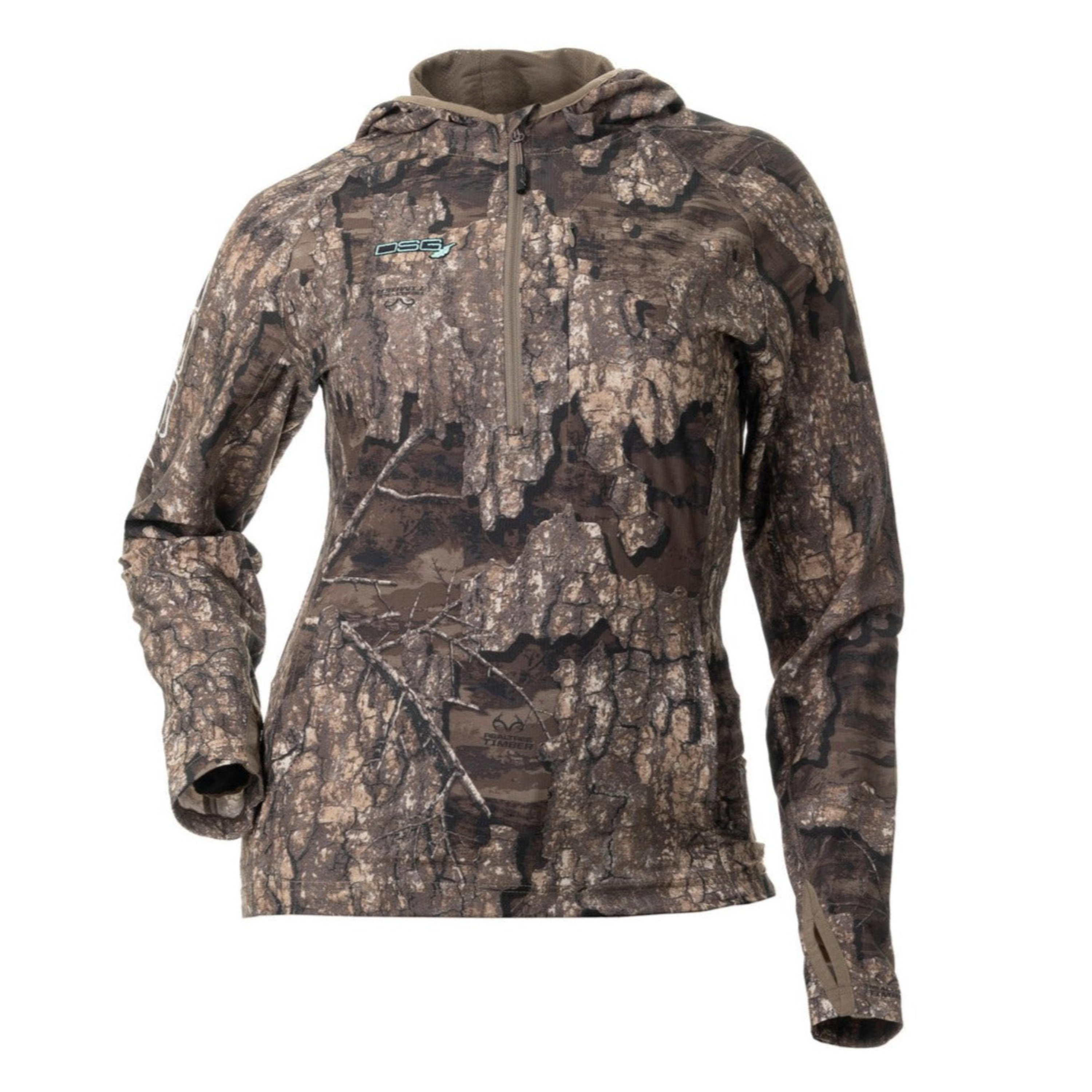 Front view of the DSG OUTERWEAR Bexley 3.0 Pullover in timber color, showcasing its casual design and comfortable fit.