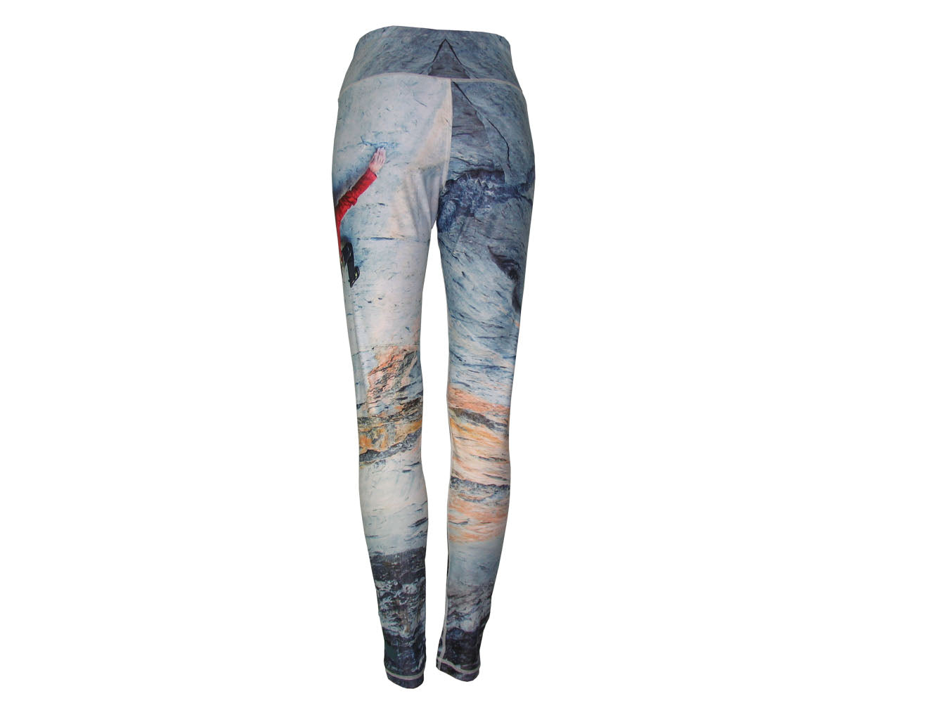 Patterned all sport leggings with mountain wall design by Cognito Brands, Inc. perfect for active wear and workouts.