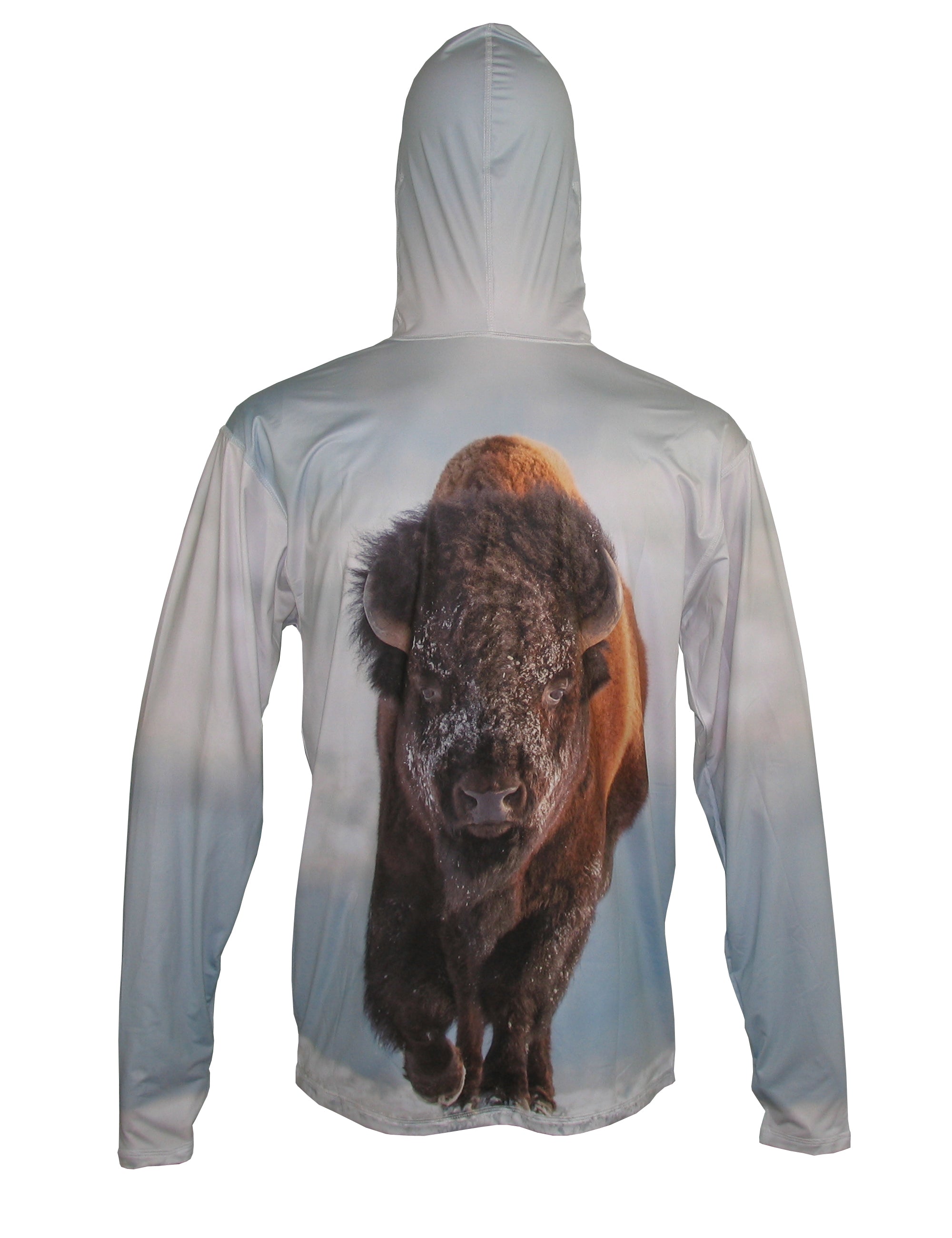 Bison Sun Protective Wildlife Graphic Hoodie - OVERLANDERS Outfitter
