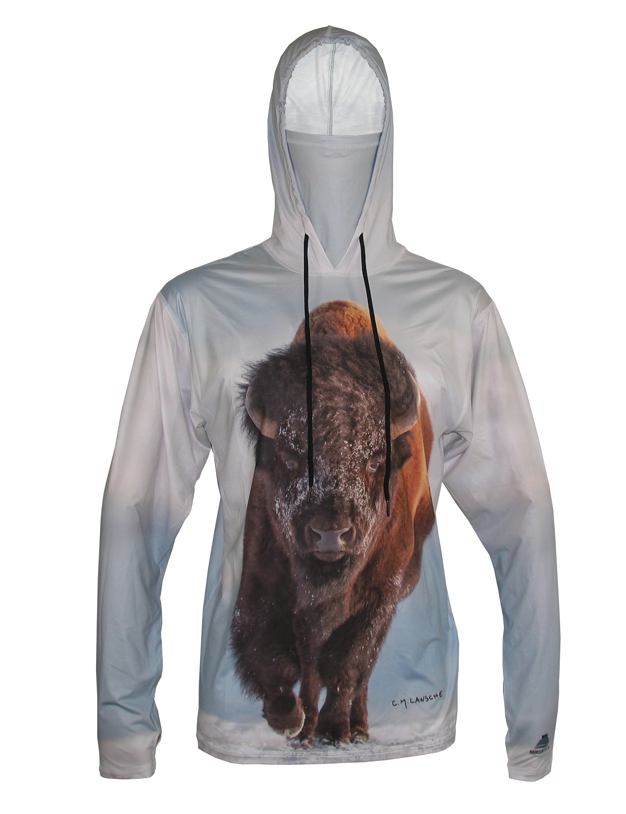 Bison Sun Protective Wildlife Graphic Hoodie - OVERLANDERS Outfitter