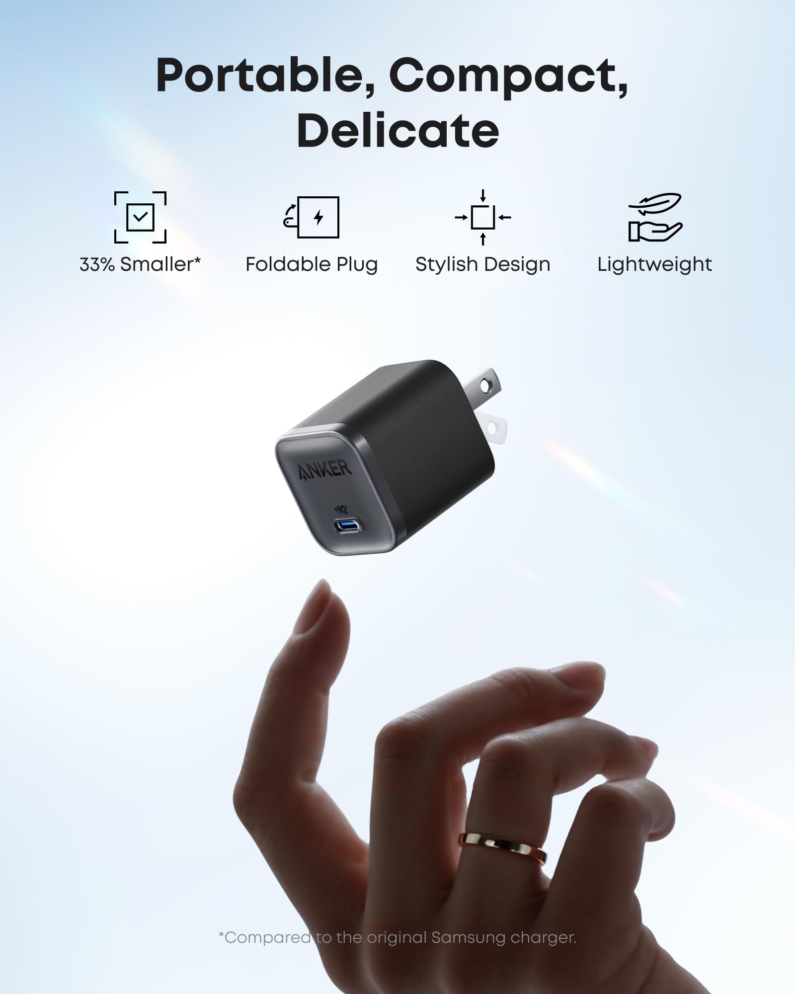 Anker Nano Charger (45W) with USB-C to USB-C Cable - We The Collective