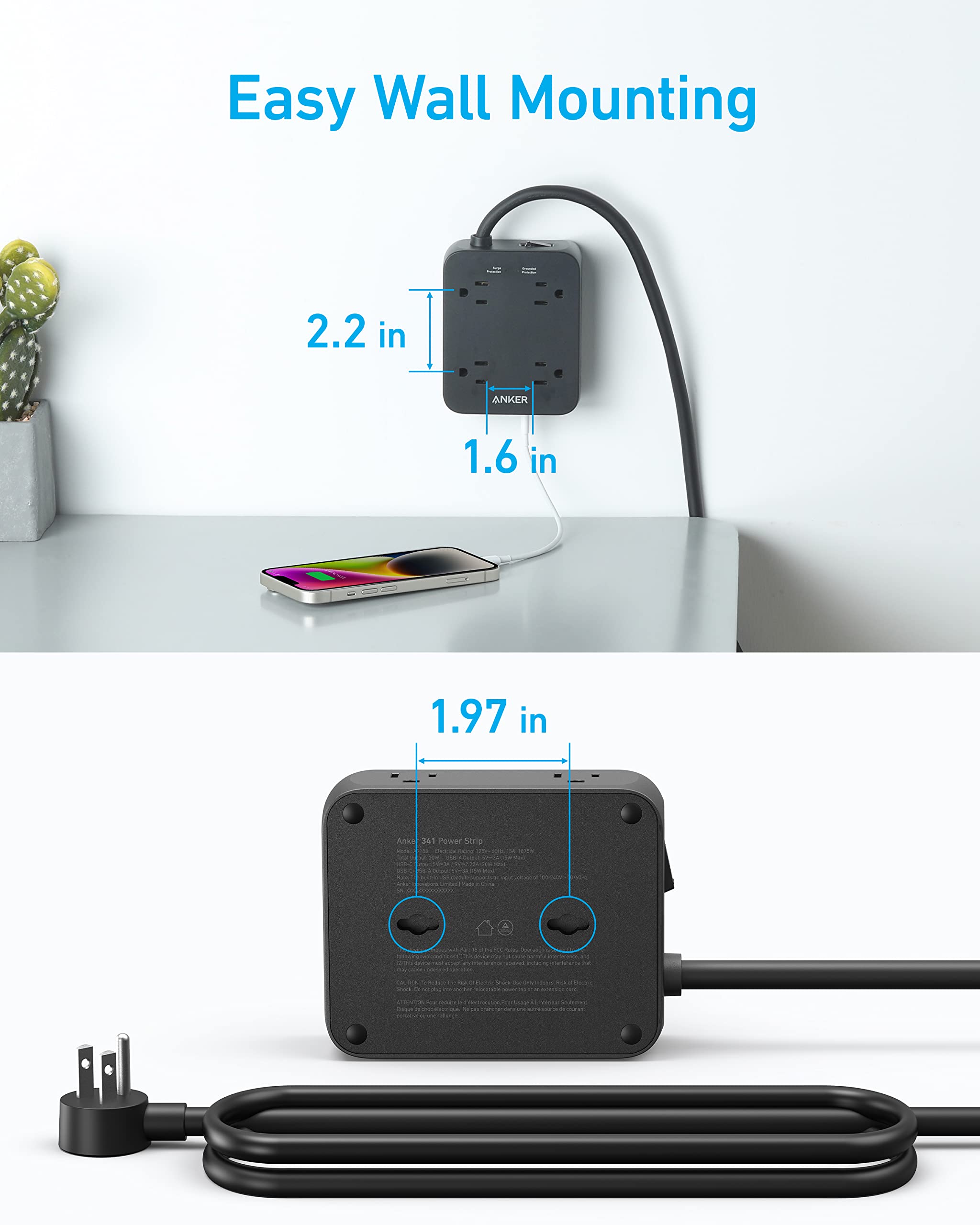 Anker <b>341</b> USB Power Strip - We The Collective