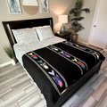 Black Baja Fish Yoga Blanket - OVERLANDERS Outfitter