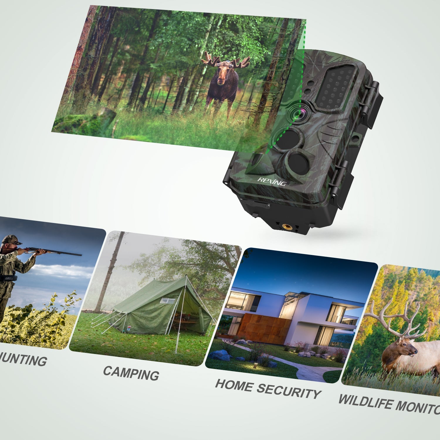 REXING H1 Blackhawk Night Vision Trail Camera Full HD 1920×1080 - OVERLANDERS Outfitter