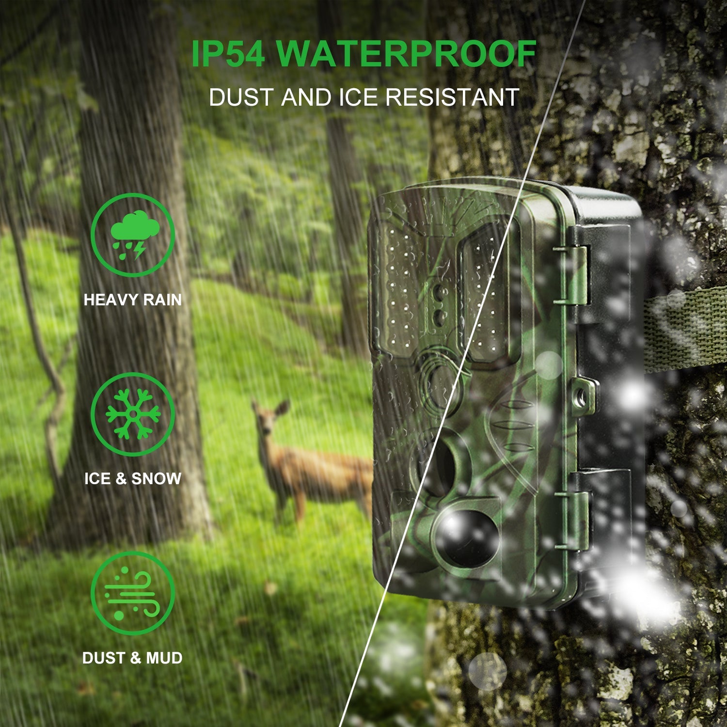 REXING H1 Blackhawk Night Vision Trail Camera Full HD 1920×1080 - OVERLANDERS Outfitter
