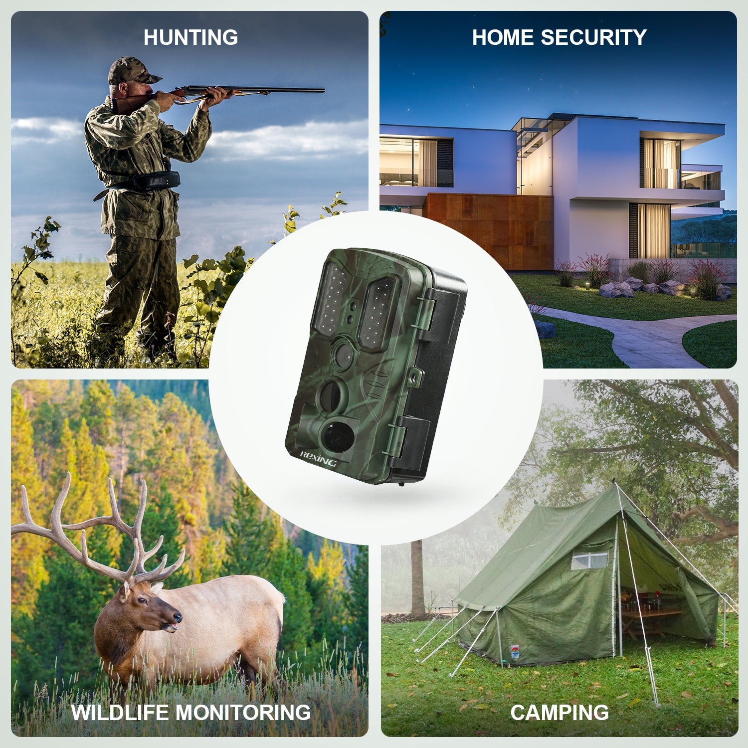 REXING H1 Blackhawk Night Vision Trail Camera Full HD 1920×1080 - OVERLANDERS Outfitter