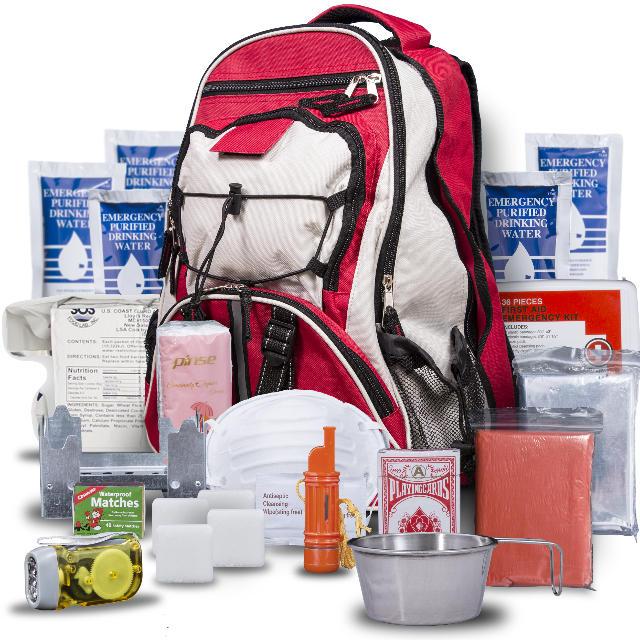 Blue Seventy-Two PRO SERIES - Deluxe 3 Day Emergency Kit for 1 Person - OVERLANDERS Outfitter