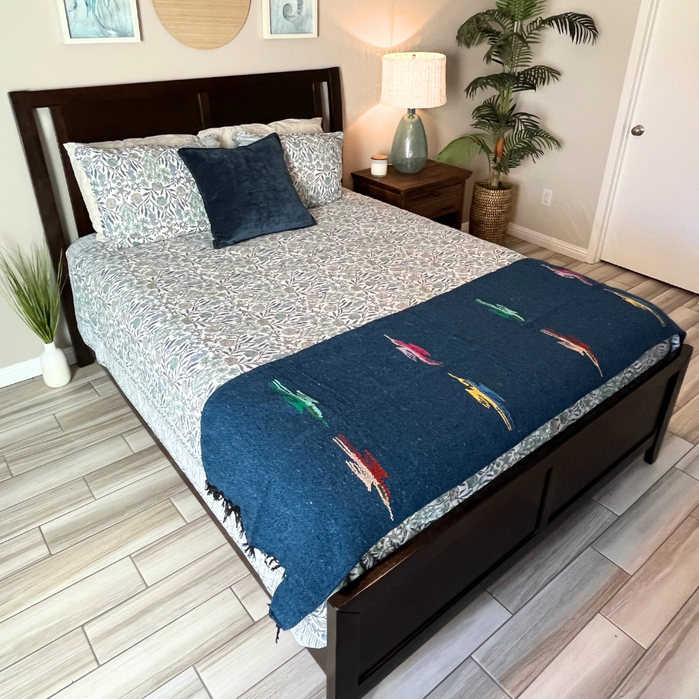 Slate Blue Baja Thunderbird Blanket - OVERLANDERS Outfitter