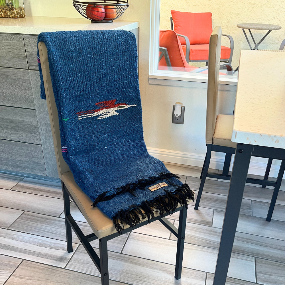 Slate Blue Baja Thunderbird Blanket - OVERLANDERS Outfitter
