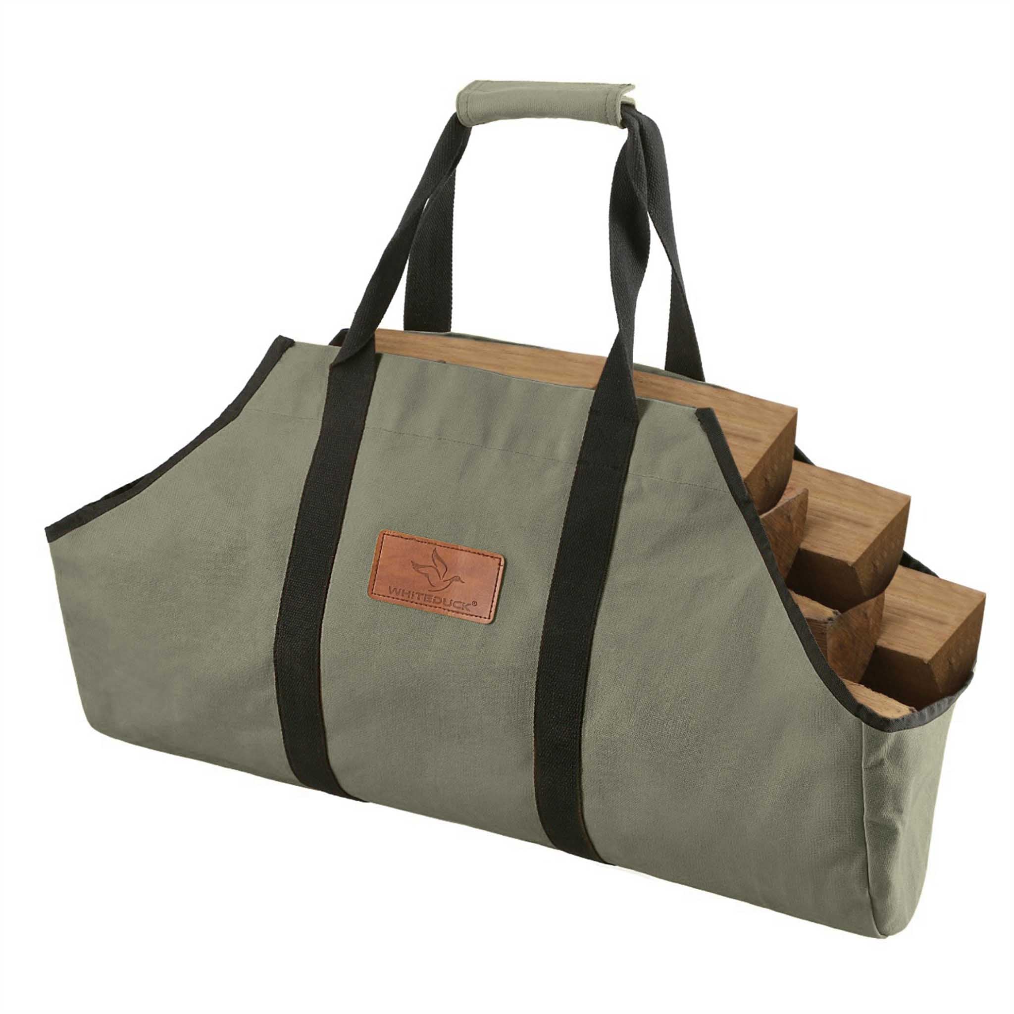Boat Shape Canvas Firewood Log Carriers - OVERLANDERS Outfitter