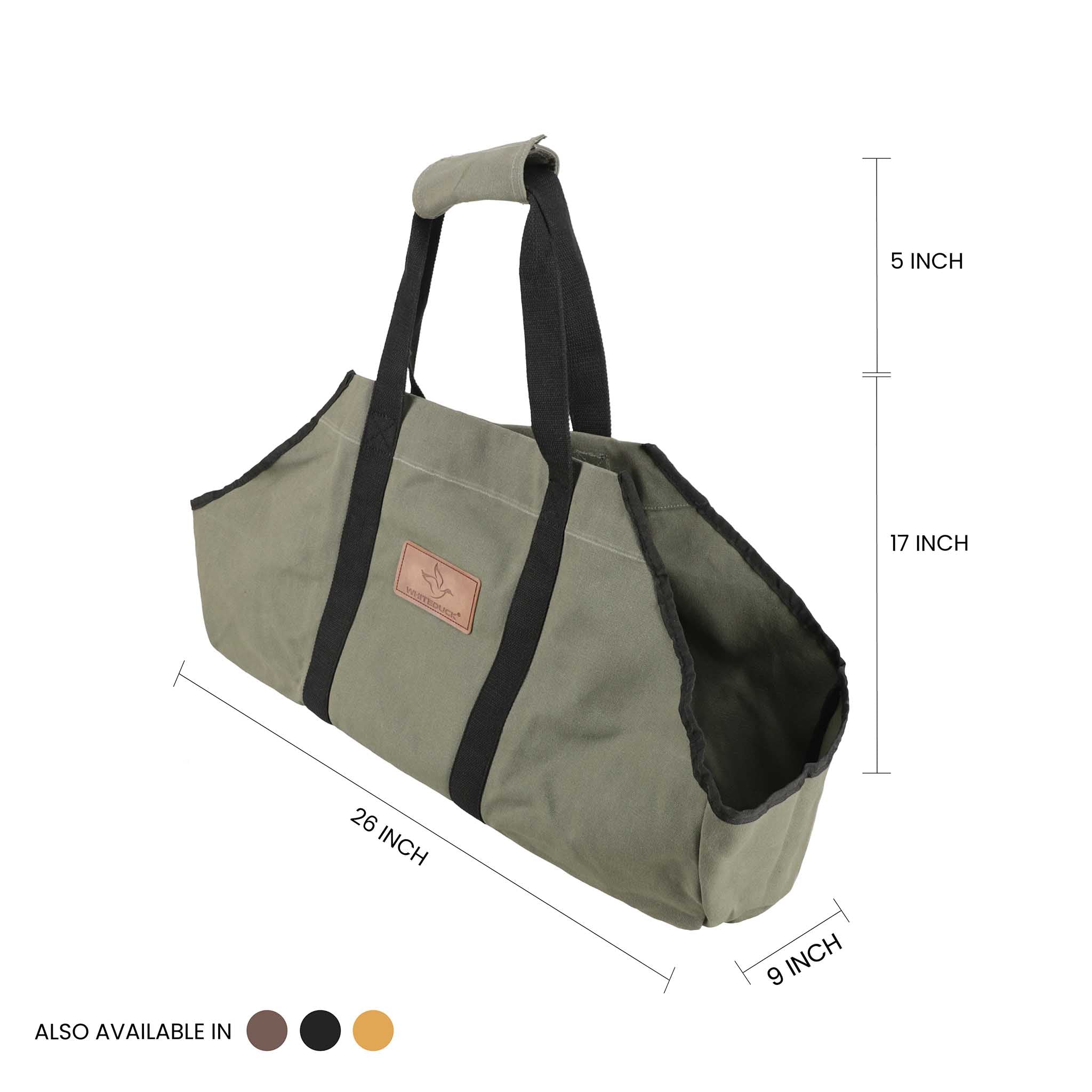 Boat Shape Canvas Firewood Log Carriers - OVERLANDERS Outfitter