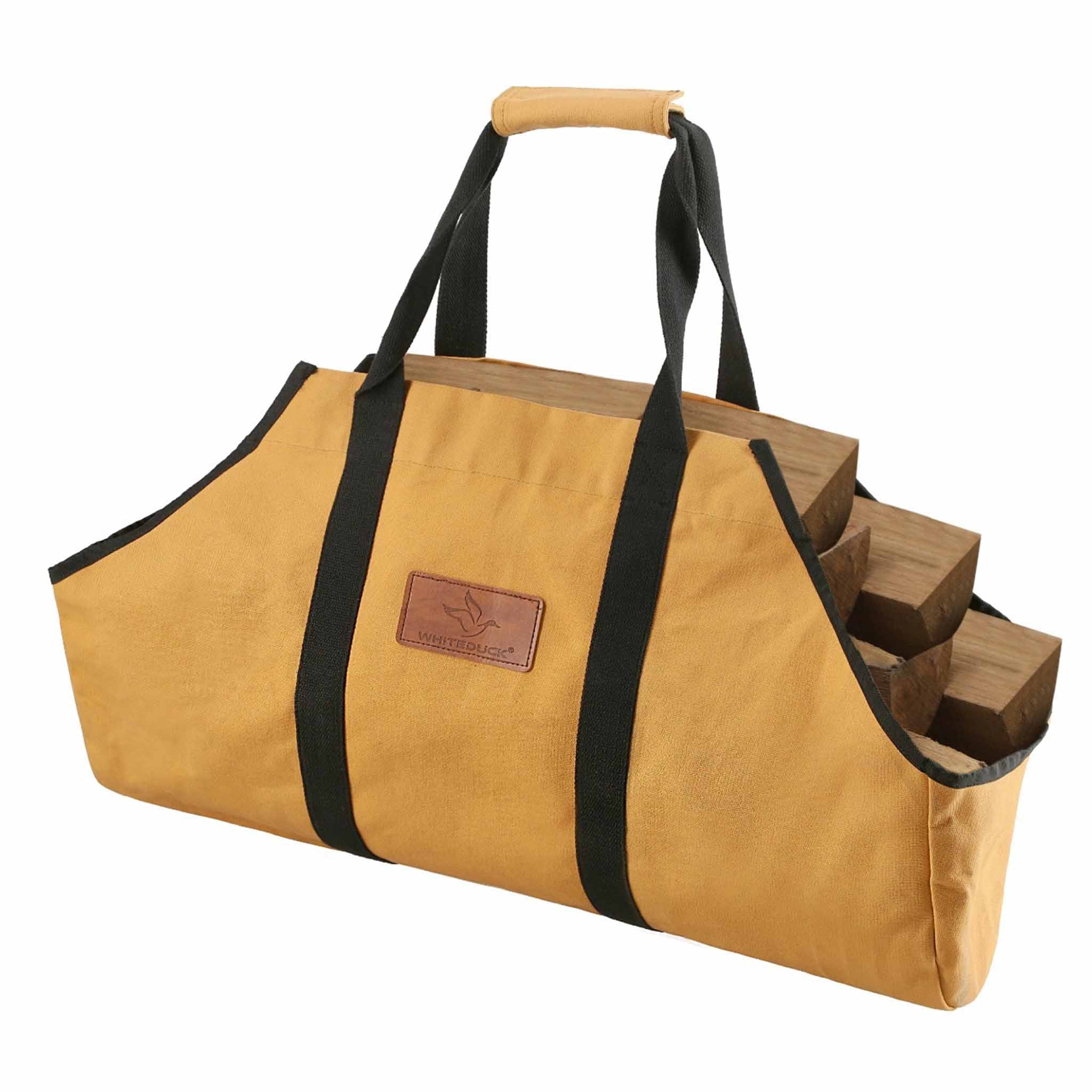 Boat Shape Canvas Firewood Log Carriers - OVERLANDERS Outfitter