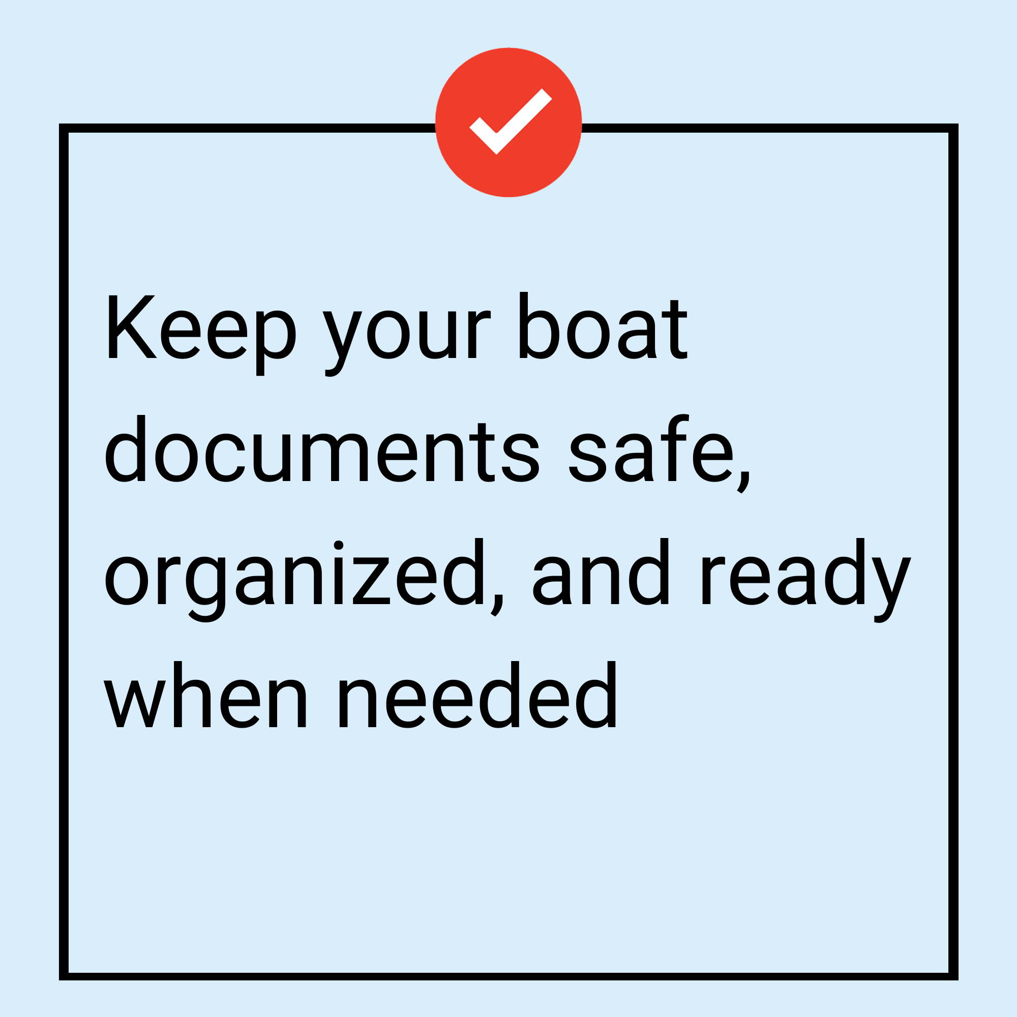 Boat Documents Organizer by The Boat Galley Store, featuring compartments for easy storage of boating paperwork.