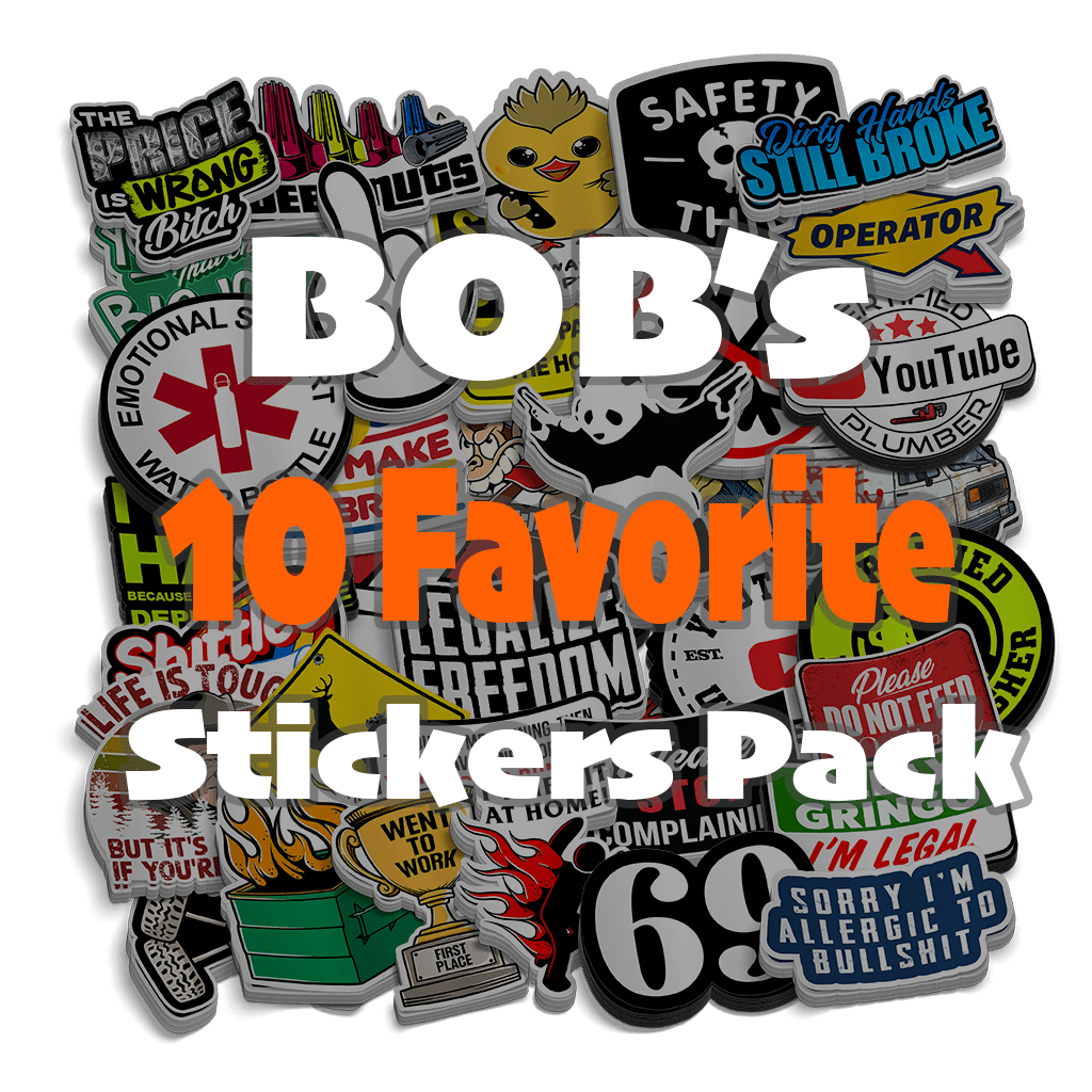 Free Sticker Pack - Bob’s New 10 favorite stickers - OVERLANDERS Outfitter