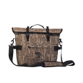 Dry Pocket waterproof floating cooler bag, auto sealing tote cooler with bottomland camouflage design, ideal for outdoor adventures.