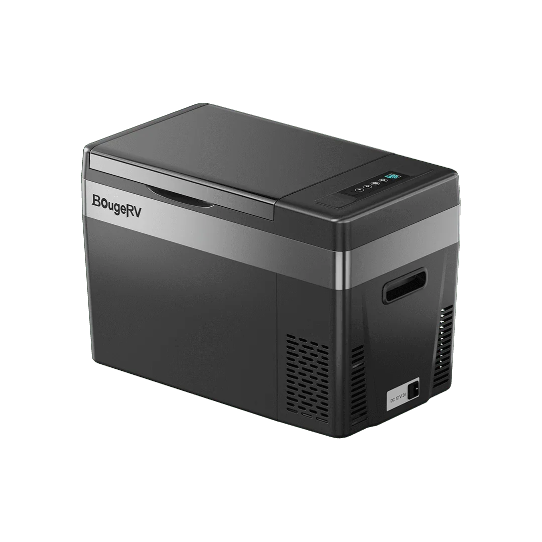 BougeRV 12V 30 Quart (28L) Portable Car Fridge Black - We The Collective