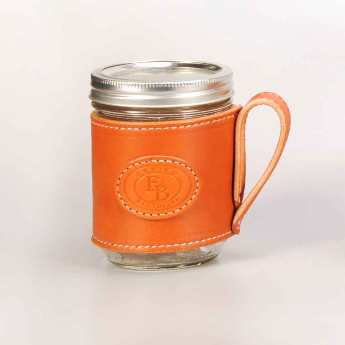 Enrico Bartolini Leather Mason Jars - We The Collective