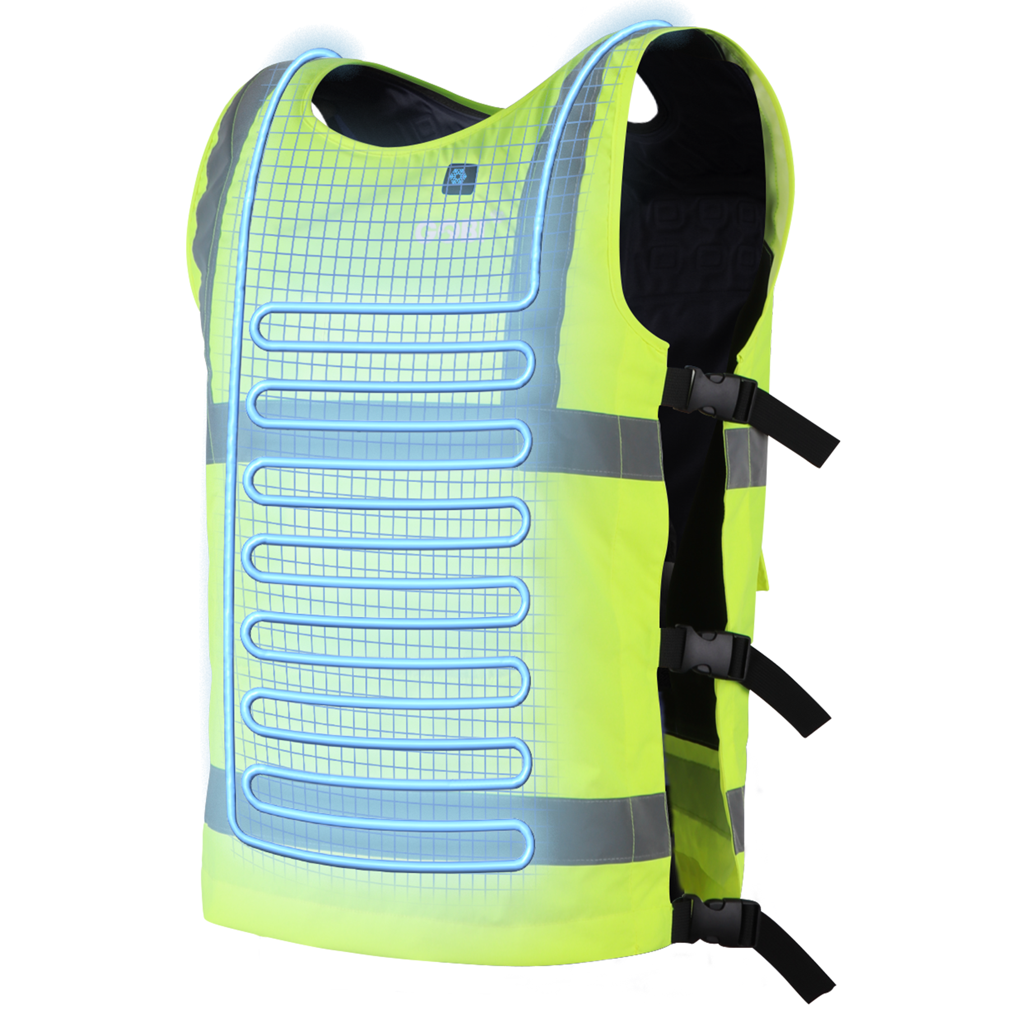 Breeze II Unisex High-Vis Cooling Vest - OVERLANDERS Outfitter