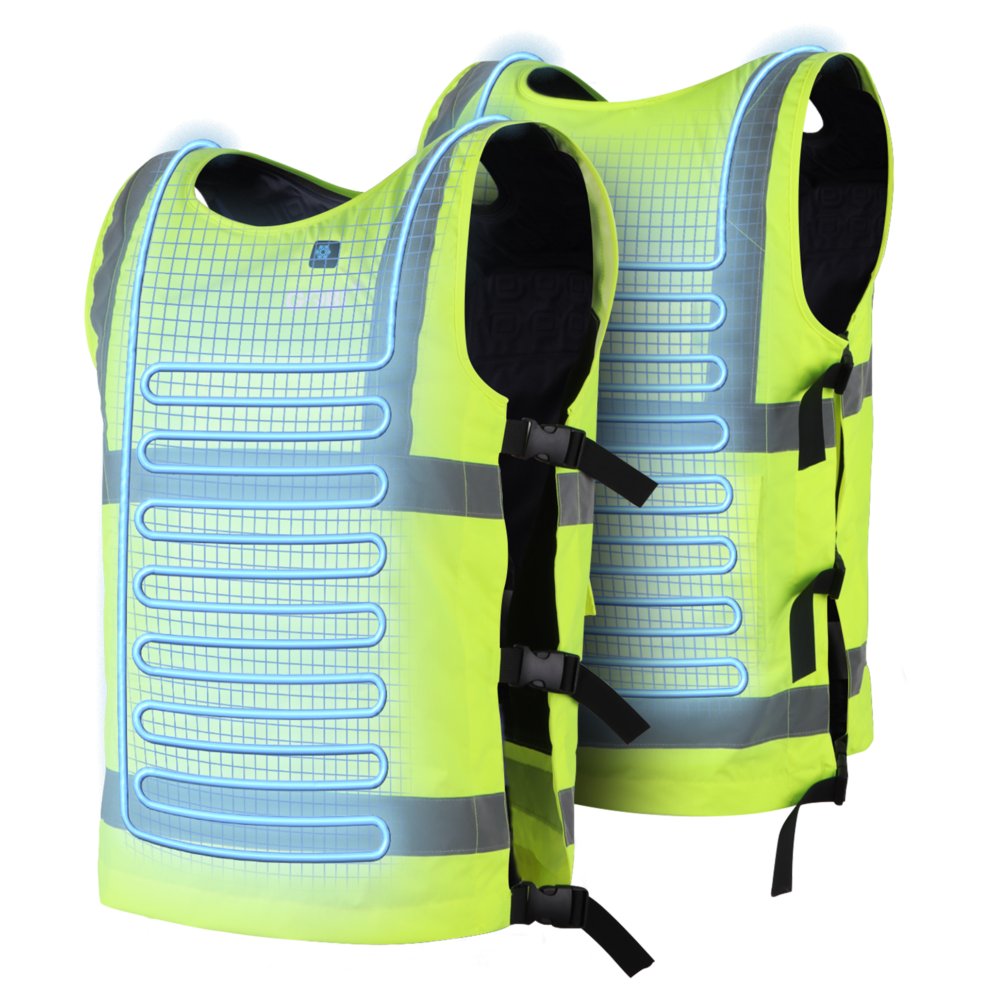 Breeze II Unisex High-Vis Cooling Vest - OVERLANDERS Outfitter