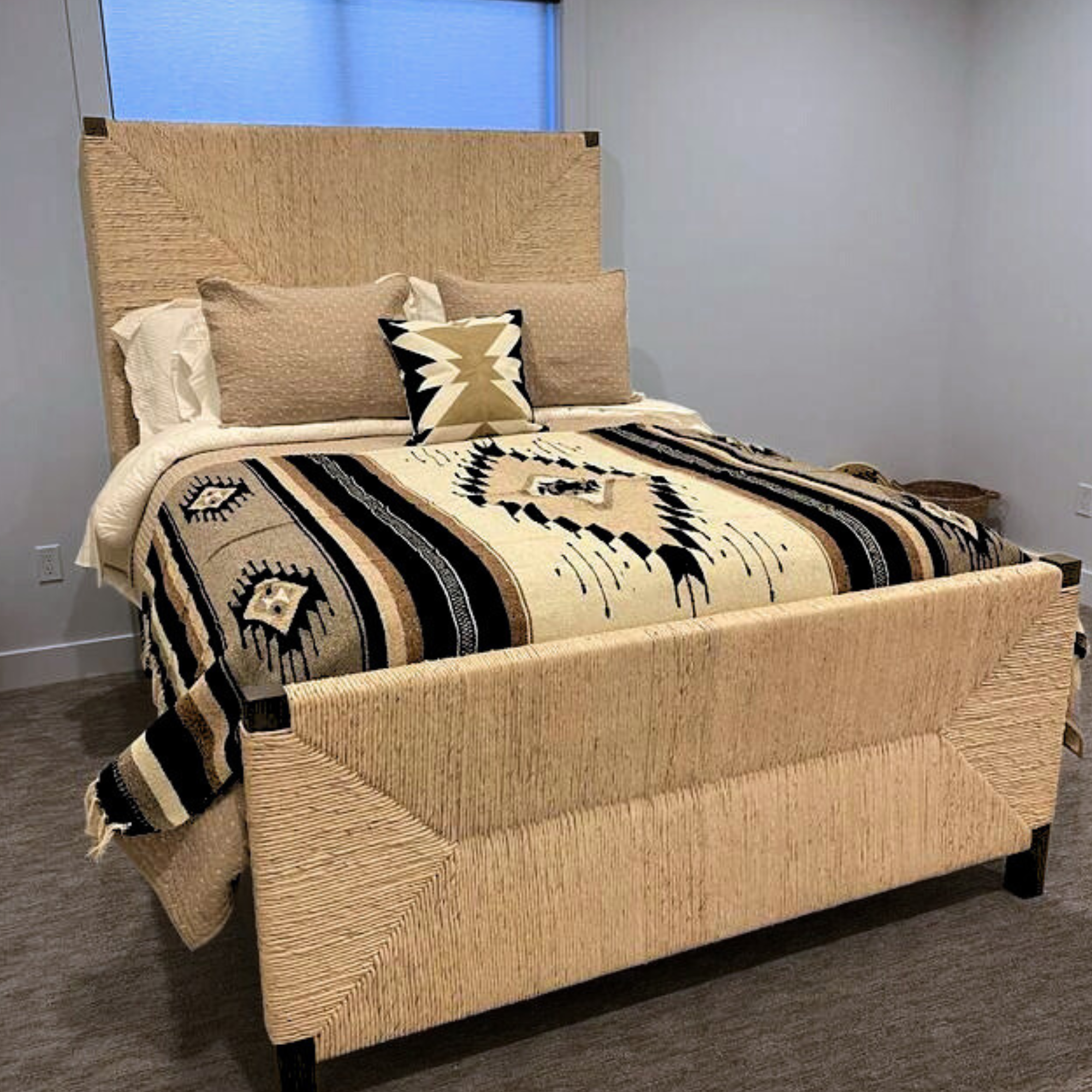Brown Wool Mexican Blanket - OVERLANDERS Outfitter