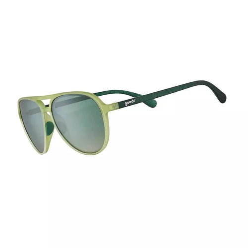 Buzzed On The Tower MACH G polarized sunglasses by Rare Air Discs shown from the side view.